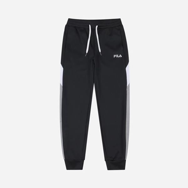 Calca Jogger Fila Mulher Pretas - Fila Heritage Linear Logo Color Track Portugal Lisboa,HTMD-03861